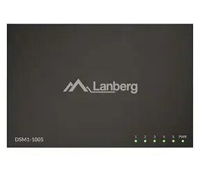 Lanberg DSM1-1005 / Switch / 5x Gigabit / Unmanaged / kovový