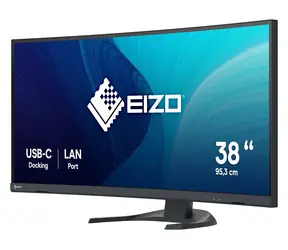 37,5" Eizo FlexScan EV3851X černá / LED / 3840 × 1600 / IPS / 24:10 / 300 cd/m2 / HDMI / DP / USB-C / repro