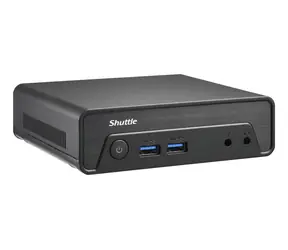 Shuttle XPC nano NE1010BA černá / Mini PC / Intel N100 / 8GB DDR4 / 128GB SSD / Wi-Fi 6 / W11 Pro