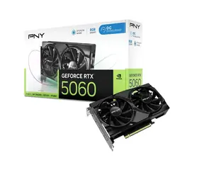 PNY GeForce RTX 5060 Dual Fan OC 8GB / 8GB GDDR7 / 128-bit / 1x HDMI + 3x DP / 180W