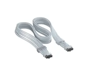 Corsair ThermalProtect PCIe 5.1 600W 12V-2x6 bílá / Napájecí kabel pro grafickou kartu