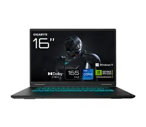 GIGABYTE GAMING A16 černá / Herní notebook / 16" IPS 165Hz / Intel Core i7-13620H / 16GB DDR5 / 1TB SSD / RTX 4050 6GB