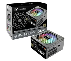 Thermaltake Germanium Pro RGB 1000W černá / Napájecí zdroj / ATX 3.1 / aktivní PFC / 80 PLUS Gold / 12V-2x6