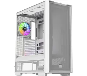 Thermaltake S380 TG ARGB bílá / ATX / 2x USB-A 3.2 / 1x USB-C 3.2 Gen 2 / 4x 120mm ARGB / bez zdroje / průhledná bočnice