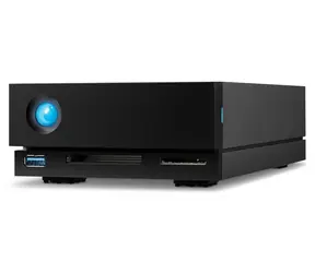 LaCie 1big Dock 20TB černá / Dokovací stanice s HDD / 3,5" / Thunderbolt 3 / USB-A 3.2 / SD+CF / 280 MB/s