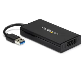 StarTech USB 3.0 na DisplayPort / Adaptér / 4K UHD / DisplayLink DL-5500 / černá