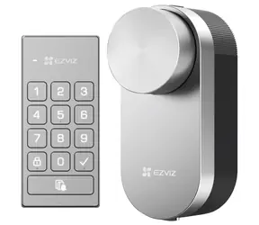 EZVIZ DL01 Pro + DL01CP černo-šedá / Chytrý dveřní zámek se klávesnicí / Bluetooth / Zigbee 3.0
