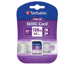 Verbatim Premium SDXC 128 GB / Paměťová karta / UHS-I U1 / Class 10 / R: 10 MB/s / W: 10 MB/s