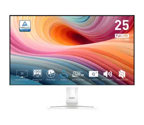 24,5" MSI PRO MP251W E2 bílá / Monitor / IPS / FHD / 120Hz / 1ms / VESA
