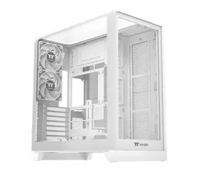 Thermaltake View 390 TG bílá / ATX / 2x USB-A 3.2 / 1x USB-C 3.2 / 2x 120mm / bez zdroje / průhledná bočnice