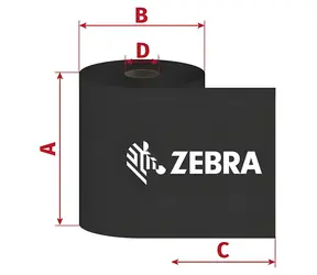 Zebra ZipShip 3200 TTR páska / Wax-Resin / 174mm / 450m / 1" / 6ks