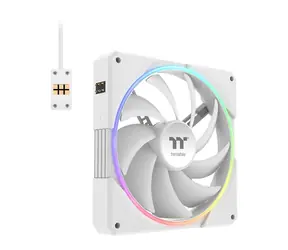 Thermaltake TS 140 EX RGB 3ks bílá / Ventilátor / 140 x 140 x 25 mm / 2000 RPM / 32.1 dB / ARGB
