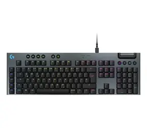 Logitech G915 X černá / Herní klávesnice / kabelová / GL mechanické spínače / LIGHTSYNC RGB / DE