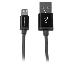 StarTech černá / Datový kabel / USB-A na Lightning / 1 m