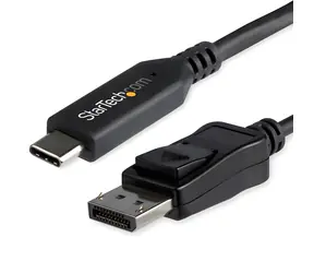 StarTech USB-C na DisplayPort černá / Adaptér / 8K 60Hz / HBR3 / 1,8 m