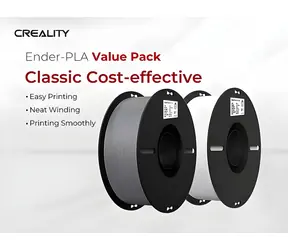 Creality Filament Ender-PLA bílá + šedá / struna pro 3D tiskárnu / PLA / 1.75mm / 2x1kg