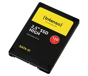 Intenso High 120 GB / SSD / 2,5" / SATA III / čtení 520 MB/s / zápis 480 MB/s