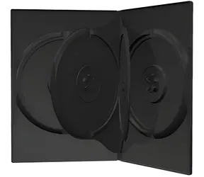 MediaRange BOX17 černá / Obal na CD/DVD / pro 4 disky / 50 ks