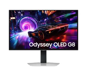 27" Samsung Odyssey S27FG814SU stříbrná / Monitor / QD-OLED / 3840x2160 / 240Hz / 0,03ms / HDMI + DP / VESA