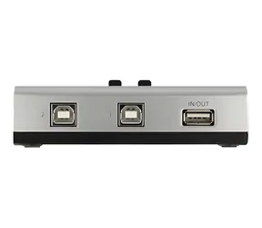 DeLock Přepínač USB 2.0 / 2x USB-B na 1x USB-A / manuální / obousměrný