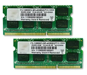 G.Skill SQ 4GB KIT 2×2GB