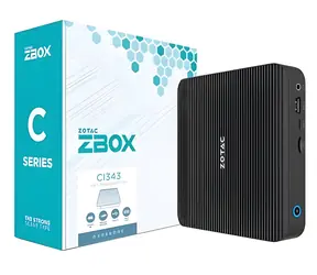 Zotac ZBOX edge CI343 černá / Barebone mini PC / Intel N100 / DDR5 až 16GB / Wi-Fi 6 / bez OS