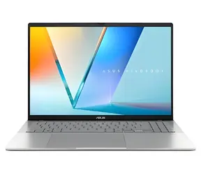 ASUS Vivobook S16 stříbrná / Notebook / 16" WUXGA OLED / Snapdragon X1-26-100 / 16GB / 512GB SSD / Qualcomm Adreno