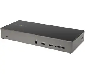 StarTech USB-C Triple 4K Dock / Dokovací stanice / 2× DP + 1× HDMI / PD 100W / RJ-45