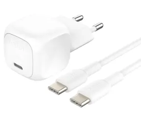 Belkin BOOST CHARGE charger bílá / Nabíječka USB-C / 20W PD PPS / s 1m kabelem USB-C