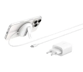 Belkin BOOST CHARGE PRO Qi2 WIA011kqWH bílá / Bezdrátová magnetická nabíječka / 15W