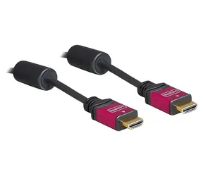 Delock HDMI A - HDMI A 5m černá / Kabel / High Speed HDMI / 4K / 120 Hz / pozlacené konektory