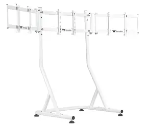 Thermaltake Triple Monitor Stand Snow bílá / Trojitý stojan na monitory / pro GR500 / 32"–55" / VESA / 60 kg