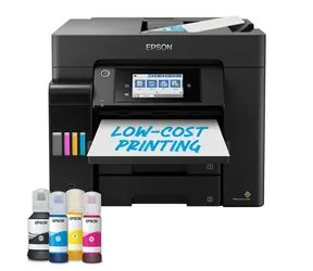 Epson EcoTank ET-5855 černá / Ink. multifunkce / A4 / 25 ppm / 4800x2400 dpi / tisk & sken. & kop. / USB & Wi-Fi & LAN