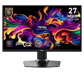 26.5" MSI MAG 272QPDE QD-OLED X24 černá / Herní monitor / WQHD / QD-OLED / 240 Hz / 0,03 ms / HDMI+DP+USB-C / VESA