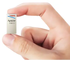 Apacer AH155 128GB stříbrná / USB flash disk / USB 3.0 (3.1 Gen 1) / s poutkem