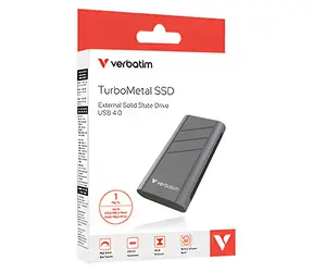 Verbatim TurboMetal SSD 1 TB stříbrná