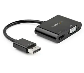 StarTech DisplayPort na HDMI + VGA černá / Adaptér / 4K / 60Hz