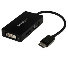 StarTech adaptér DisplayPort na DVI+VGA+HDMI černá / Videoadaptér / 1920×1200 / 0,15 m