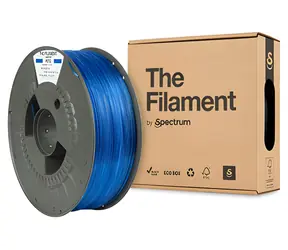 The Filament PETG transparentní modrá / Struna pro 3D tiskárnu / 1,75 mm / 1 kg