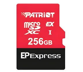 Patriot EP Express microSDXC 256 GB / Paměťová karta / UHS-I U3 V30 / Class 10 / 800/600 MB/s
