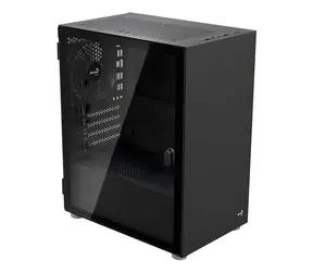 Aerocool CS-111-G-BK-v1 černá / PC skříň / Mini Tower / Micro ATX / Mini-ITX / 2x USB 2.0 / 1x USB 3.2 Gen 1