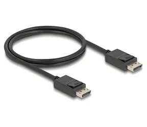 Delock DisplayPort 2.1 81174 černá / Kabel / DisplayPort – DisplayPort / 16K/60 Hz / 80 Gbps / 1 m