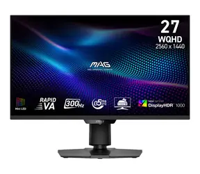27" MSI MAG 274QPFDE X30MV černá / Monitor / QHD / Rapid VA / Mini-LED / 300Hz / HDMI+DP / VESA