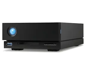 LaCie 1big Dock 24TB / externí HDD / 3.5" / 2× Thunderbolt 3 / USB 3.1 / SD/CF