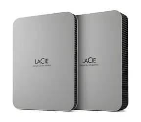 LaCie Mobile Drive Moon Silver / Přenosný disk / 4TB / USB 3.1 / USB-C / Rescue Data Recovery