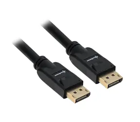 Sharkoon DisplayPort 1.3 kabel černá / Video kabel / 4K / 60 Hz / 3 m