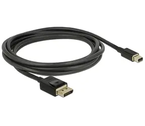 Delock 84928 / Kabel Mini DisplayPort - DisplayPort / 2 m / 8K/60Hz / DisplayPort 1.4