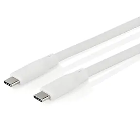 Nedis bílá / Kabel USB-C / USB-C - USB-C / 240 W / 20 Gbps / 1 m