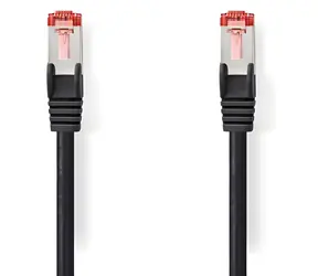 Nedis CAT6 černá / Síťový kabel / S/FTP / RJ45 / 30 m / LSZH