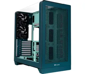 Thermaltake View 390 Air modro-zelená / ATX / 2x USB-A 3.0 / 1x USB-C / 2x120mm / bez zdroje / průhledná bočnice